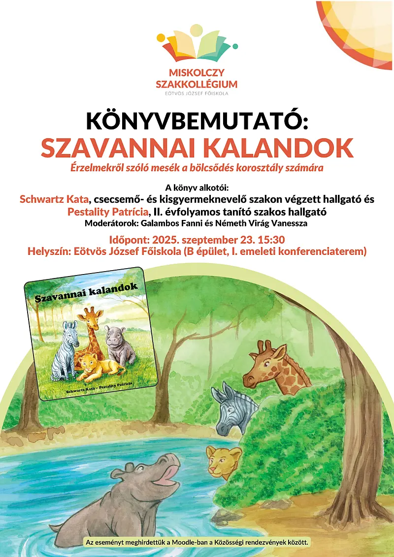 Könyvbemutató: Szavannai kalandok