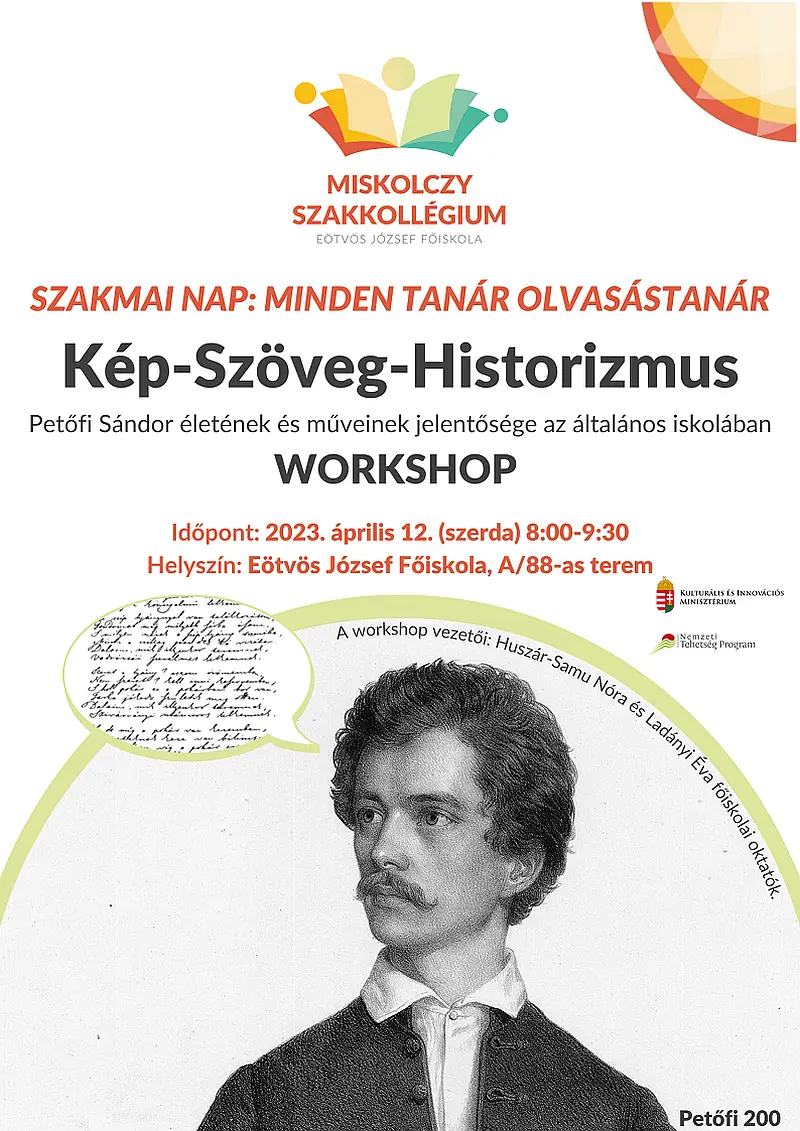 Szakmai nap: minden tanár olvasástanár (workshop)