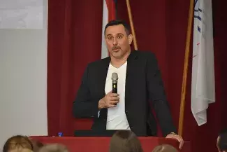 Vízilabda-legenda a főiskolán