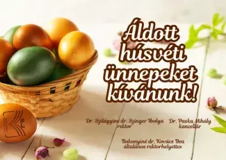 Áldott húsvétot kívánunk!