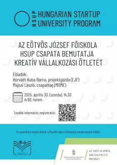 HSUP: vállalkozási ötlet bemutatása