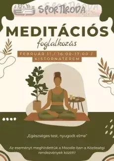 Meditációs foglalkozás