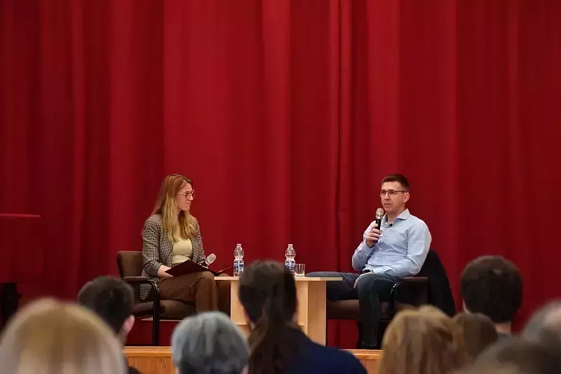 Braun Ákos előadása a főiskolán