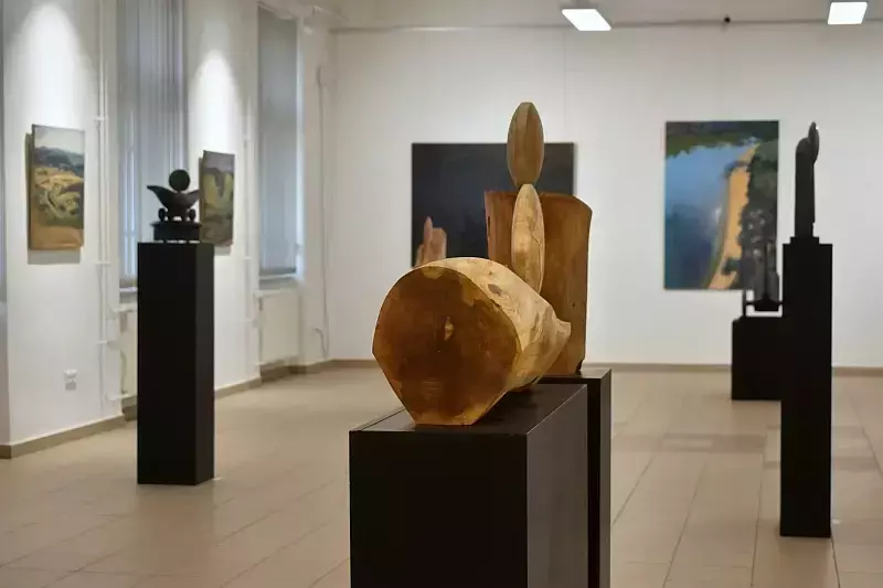 A kiállítás megnyitója.