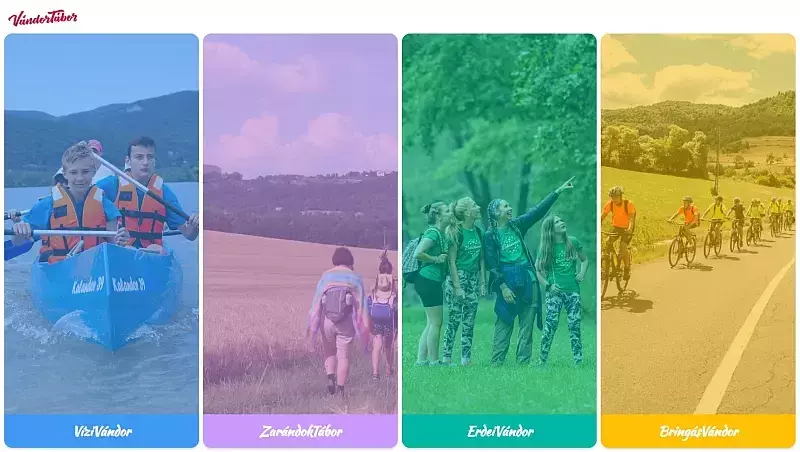 Vándortábor illusztráció